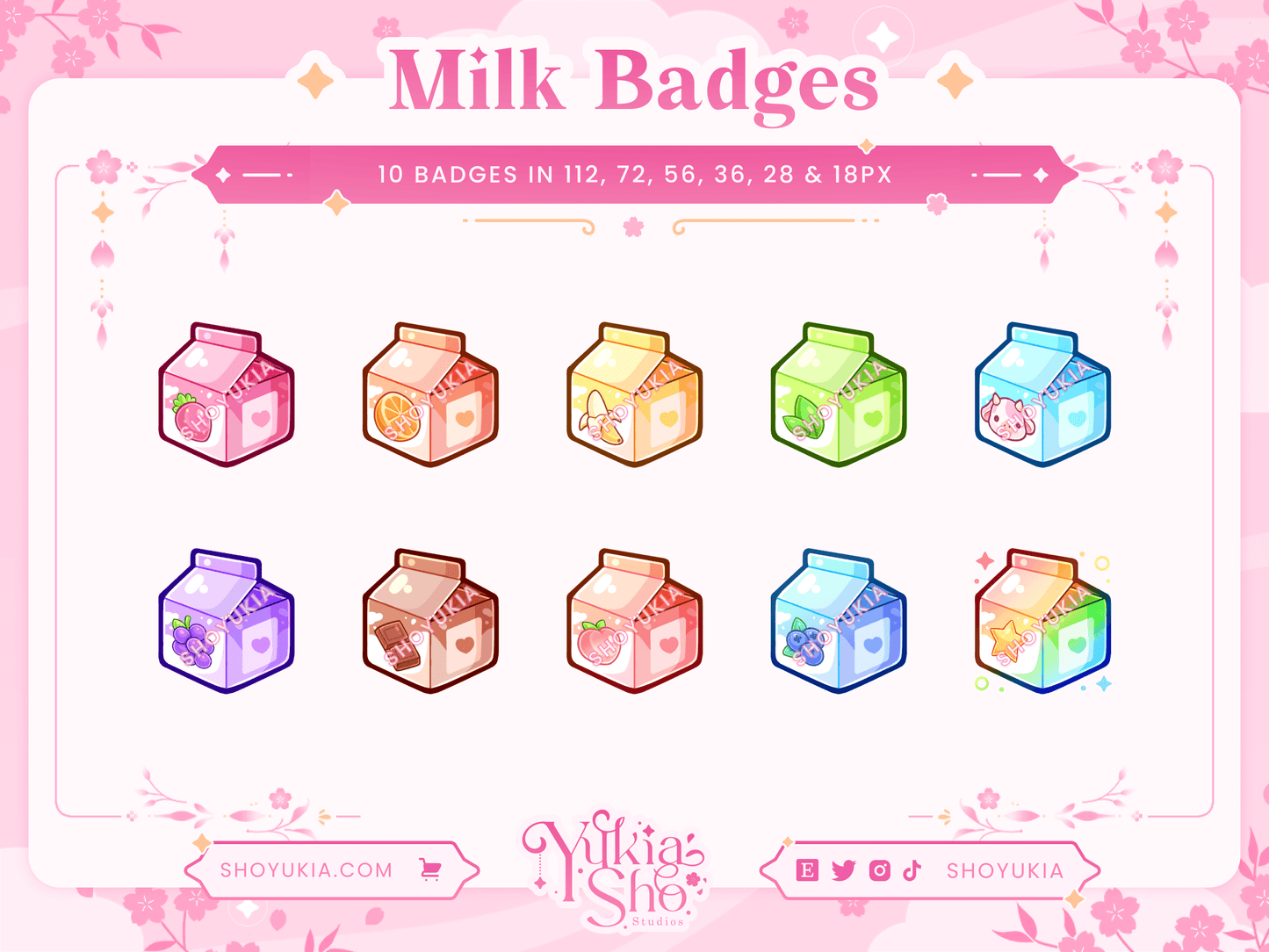 Milk Carton Sub Badges