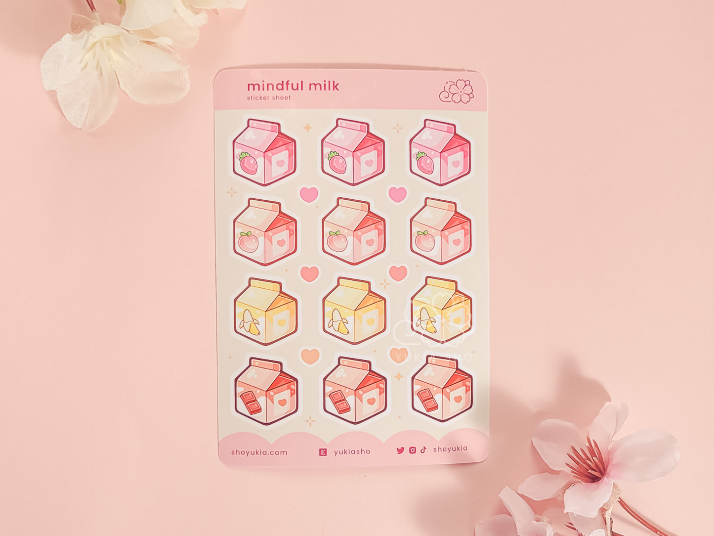Mindful Milk Mini Sticker Sheet