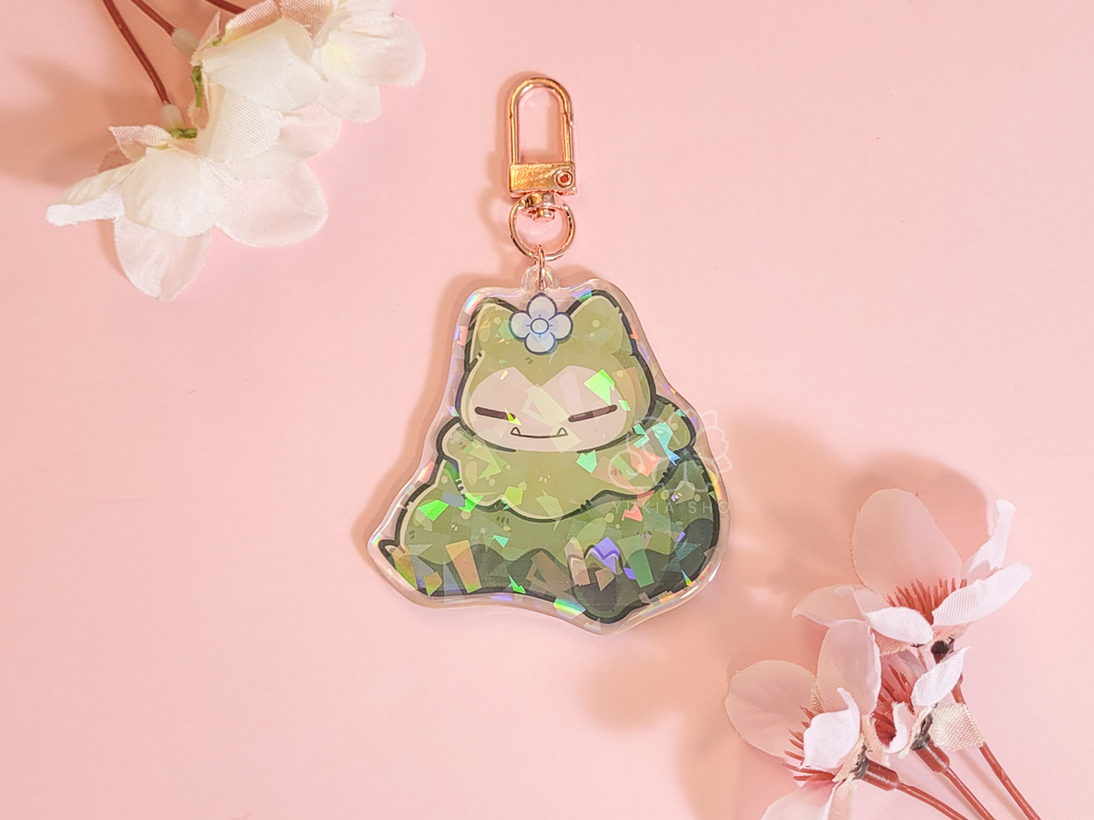 Moss Acrylic Keychain Charm