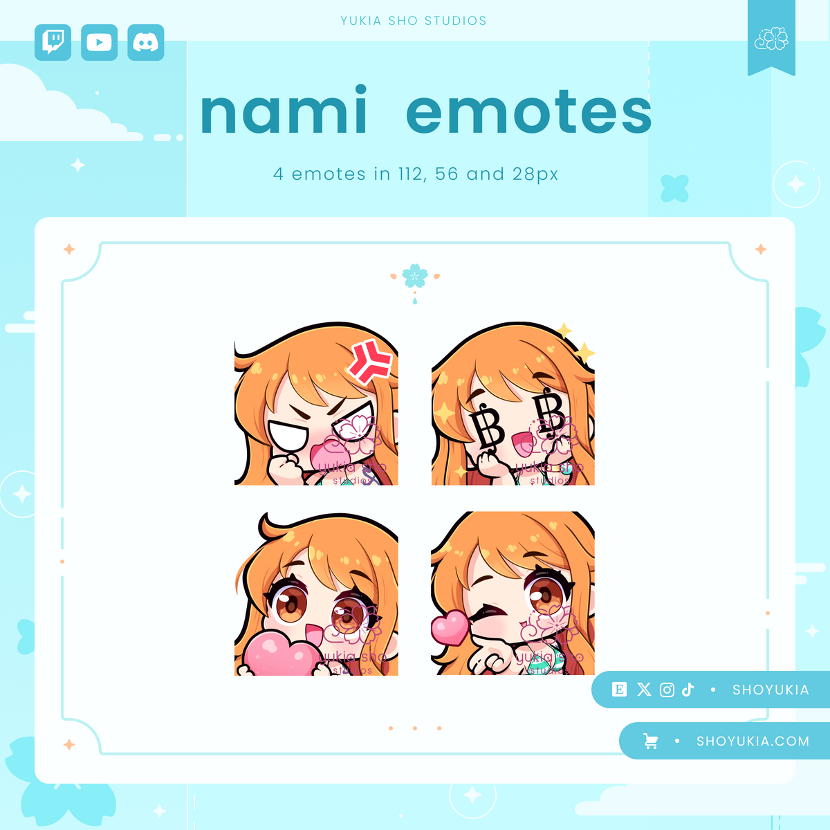 Premade Twitch, YouTube & Discord Emotes | High-Quality Emote Pack ...