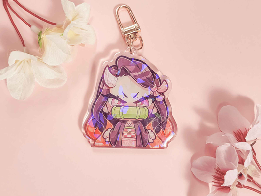 DS Nez Angry 2.5" Acrylic Keychain Charm