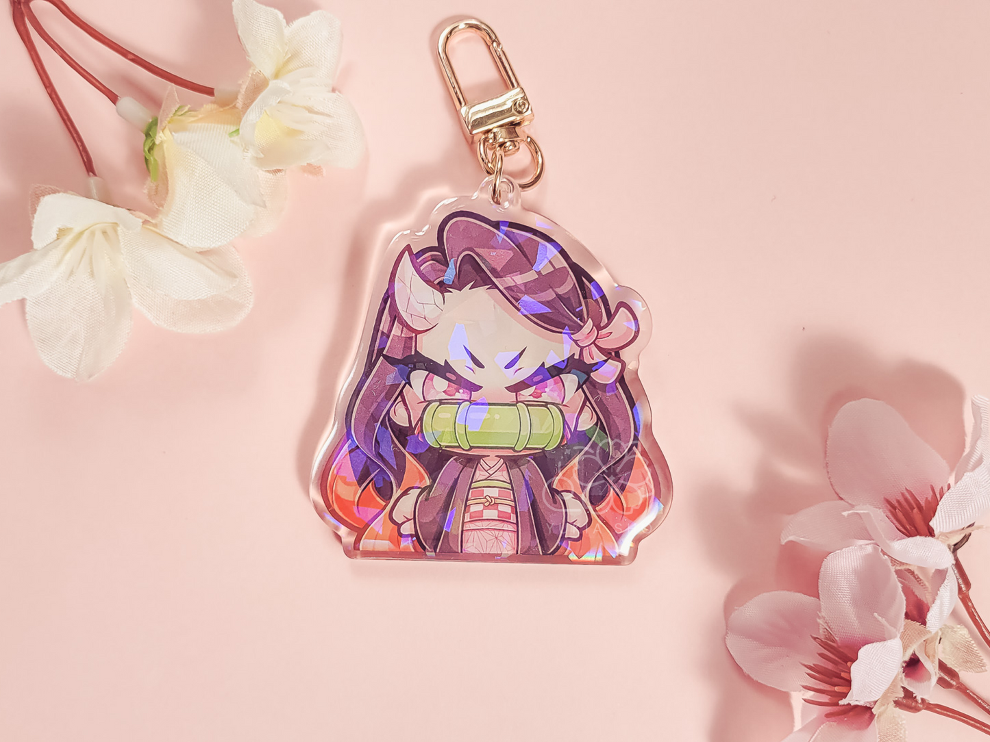 DS Nez Angry 2.5" Acrylic Keychain Charm