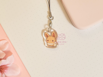 pkmn eevie phone charm