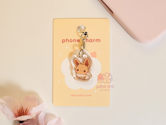 pkmn eevie phone charm