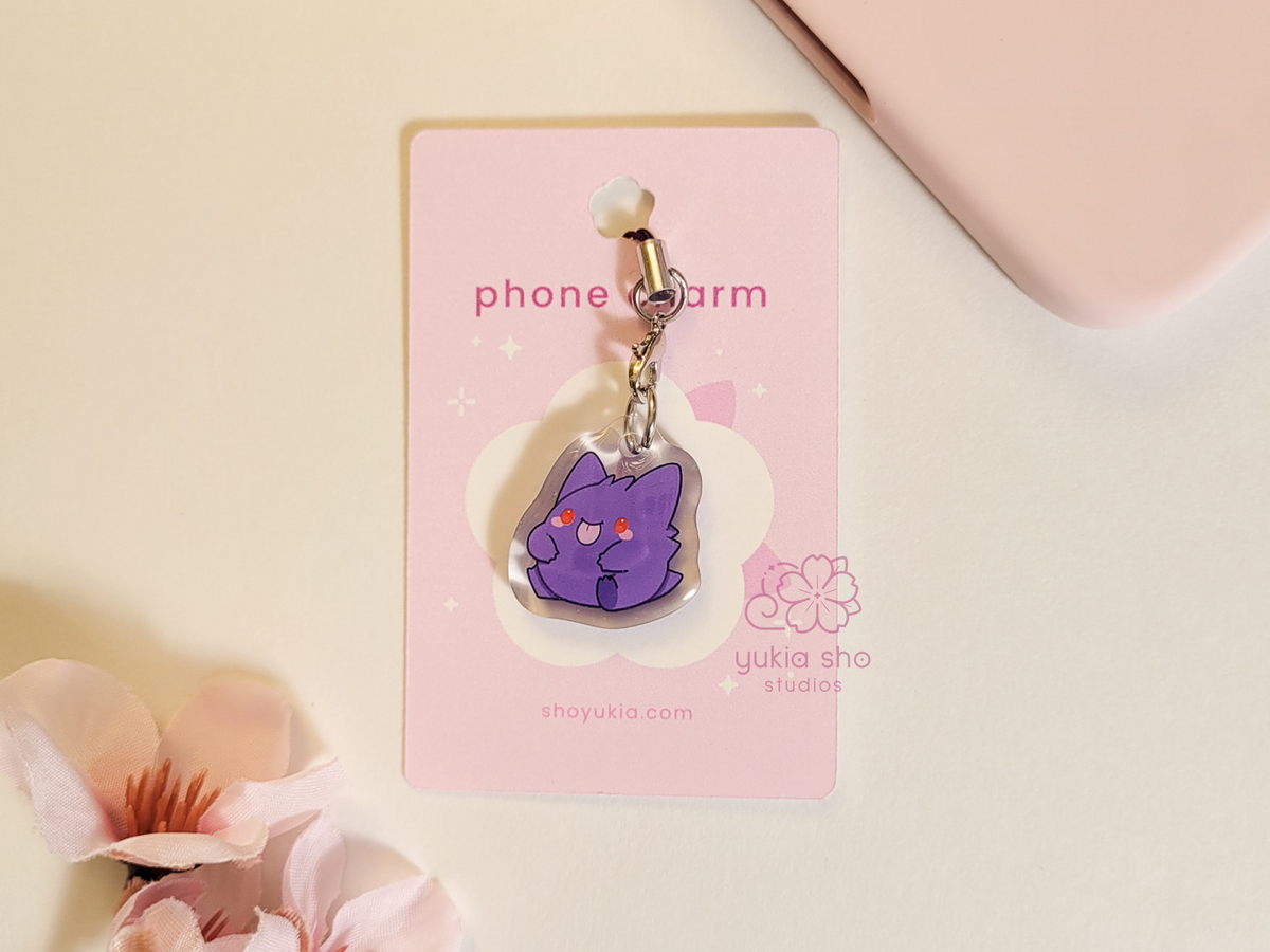 pkmn gengie phone charm