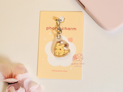 pkmn pika phone charm