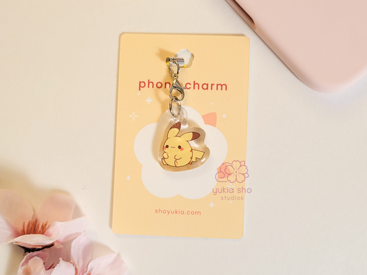 pkmn pika phone charm