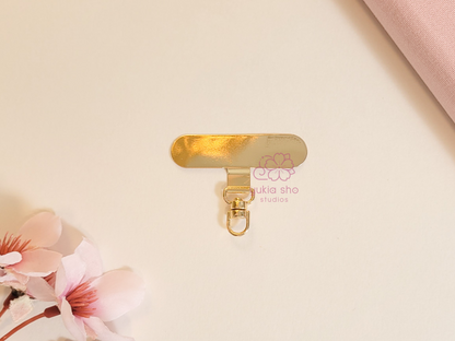 Gold Metal Phone Accessory Tether