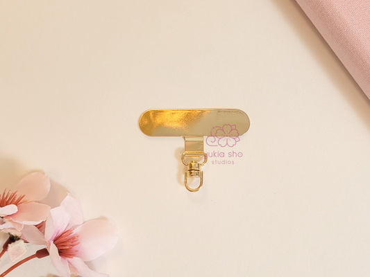 Gold Metal Phone Accessory Tether