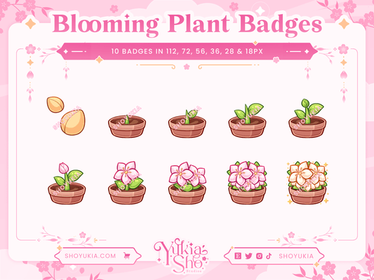 Blooming Plant Sub Badges