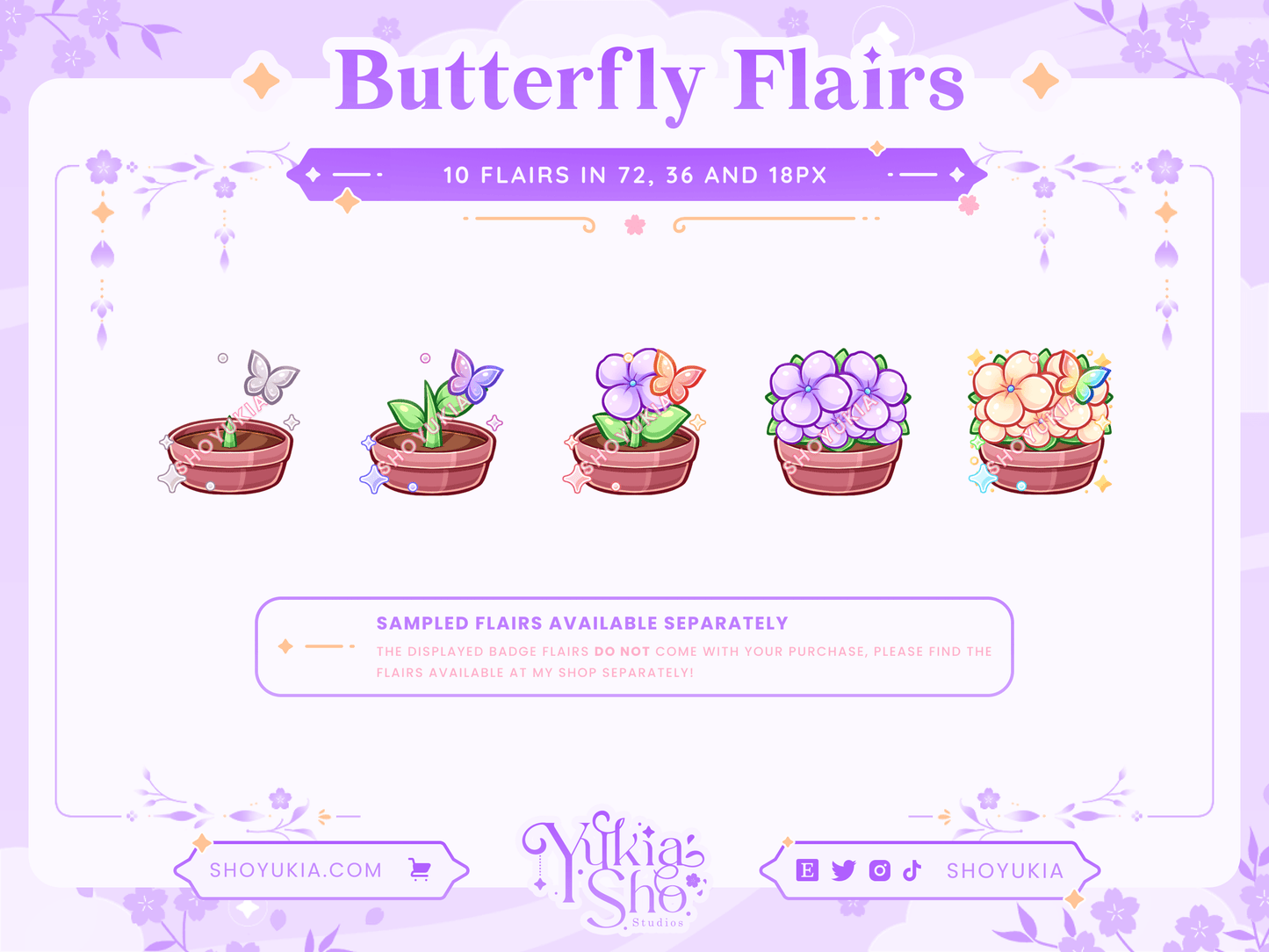 Blooming Plant Sub Badges