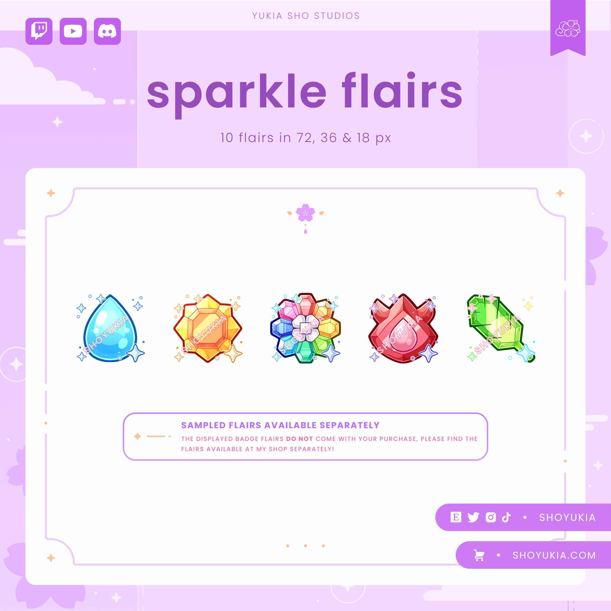Twitch Sub Badges for Twitch & Discord | High-Quality Designs – Yukia ...