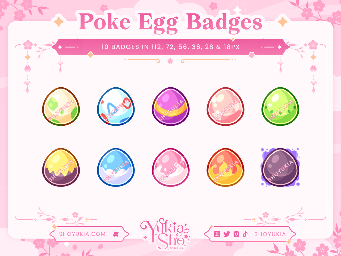 PKMN Egg Sub Badges