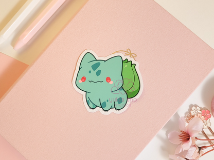 PKMN gen 1 starters Vinyl Stickers