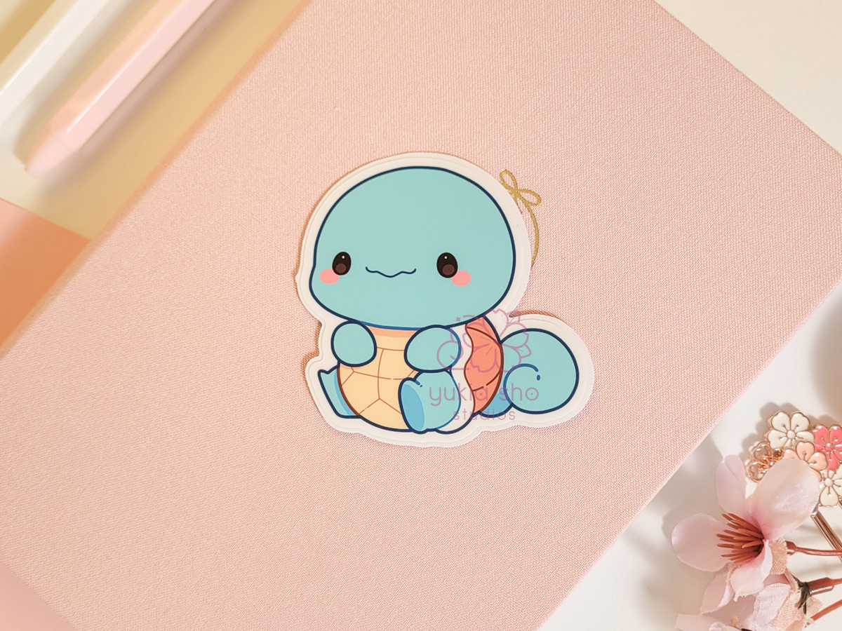 PKMN gen 1 starters Vinyl Stickers
