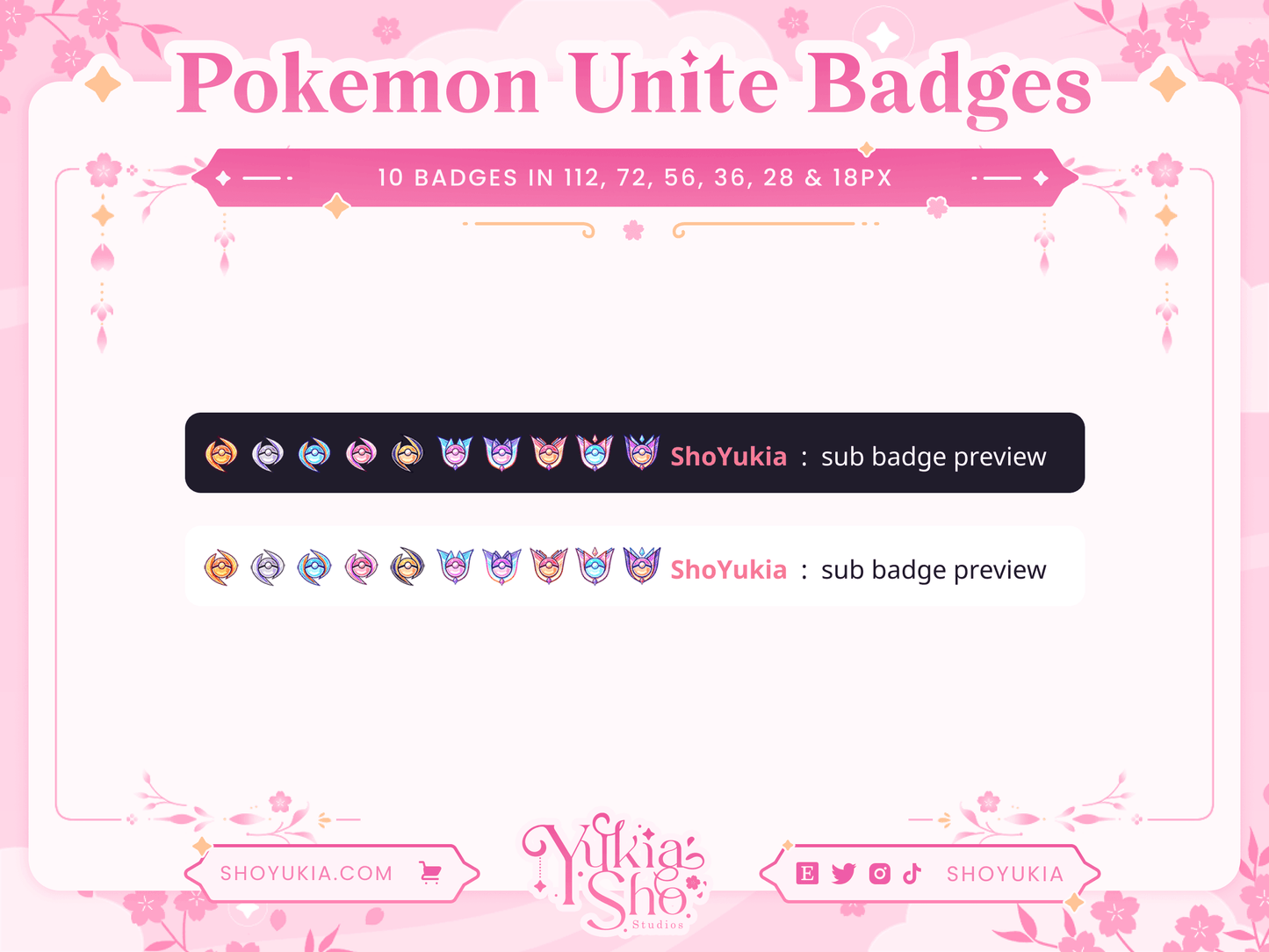 PKMN Unite Sub Badges