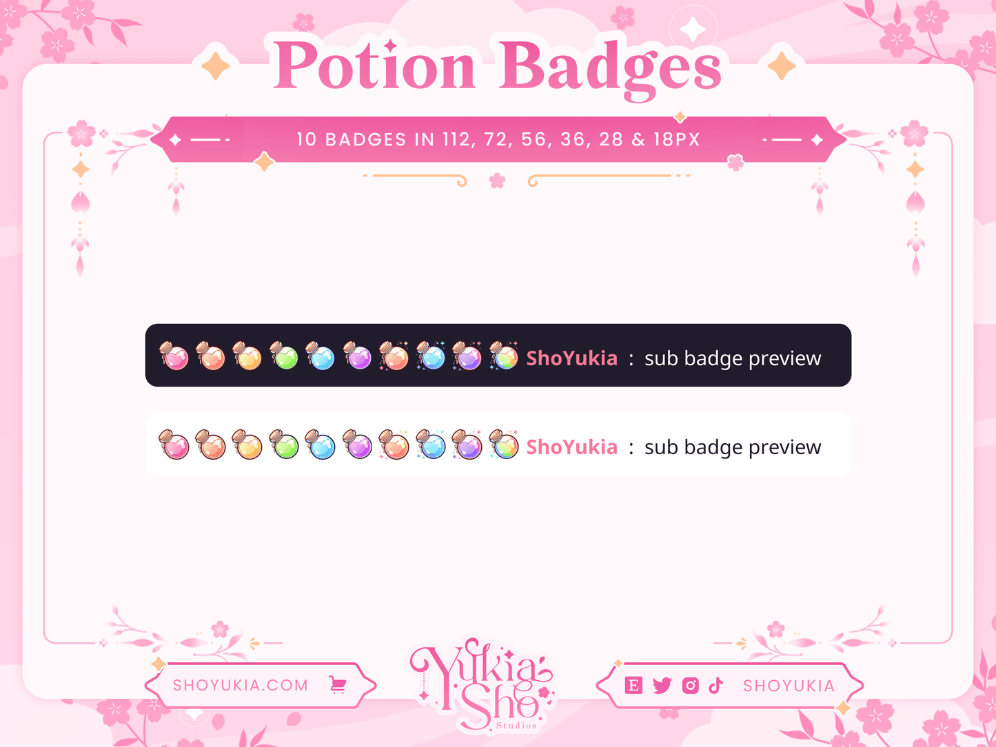 Potions Sub Badges