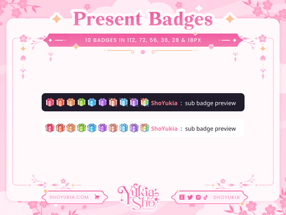 Present Sub Badges