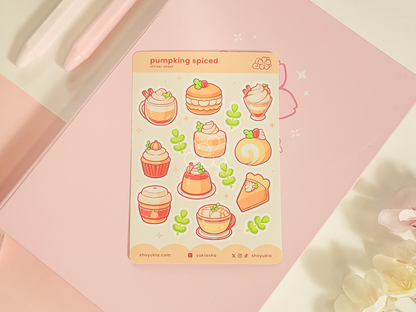 Pumpkin Spiced Mini Sticker Sheet