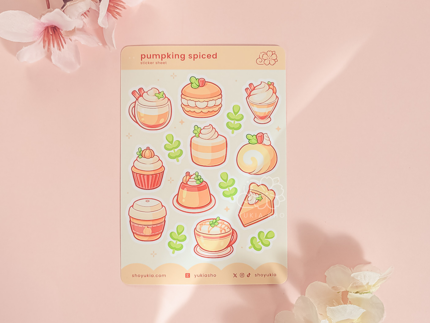 Pumpkin Spiced Mini Sticker Sheet