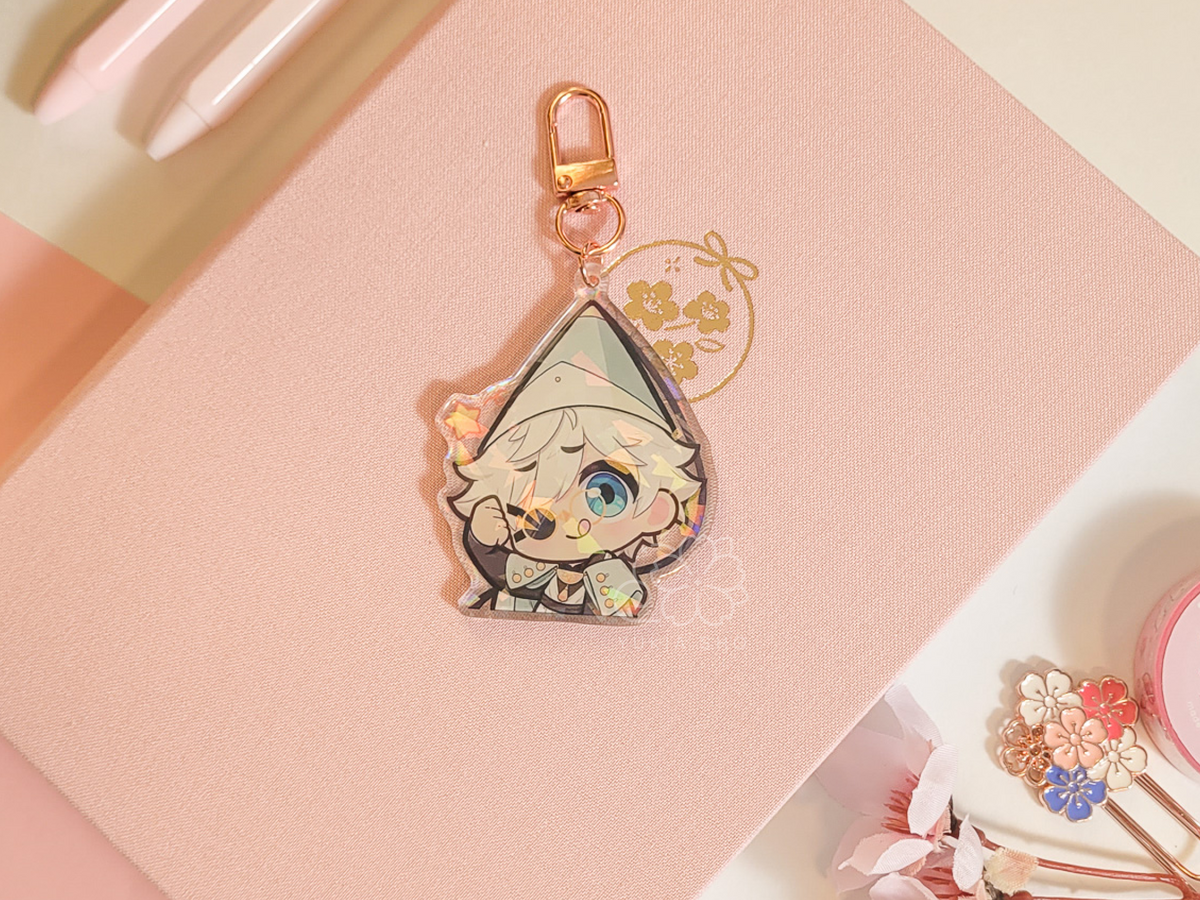 WHA Qi Acrylic Keychain Charm