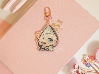 WHA Qi Acrylic Keychain Charm