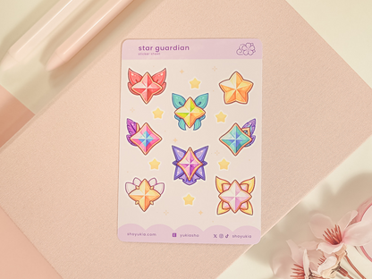LoL Star Guardian Emblems (Set 2) Mini Sticker Sheet
