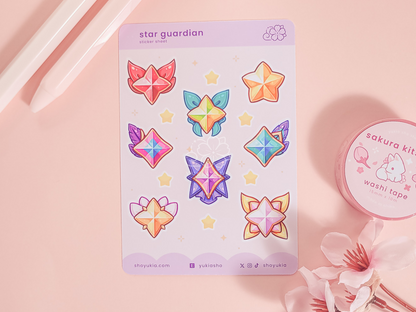 LoL Star Guardian Emblems (Set 2) Mini Sticker Sheet