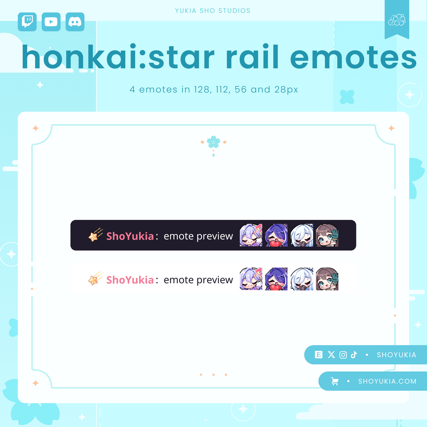Honkai: Star Rail (Set 2) Emotes