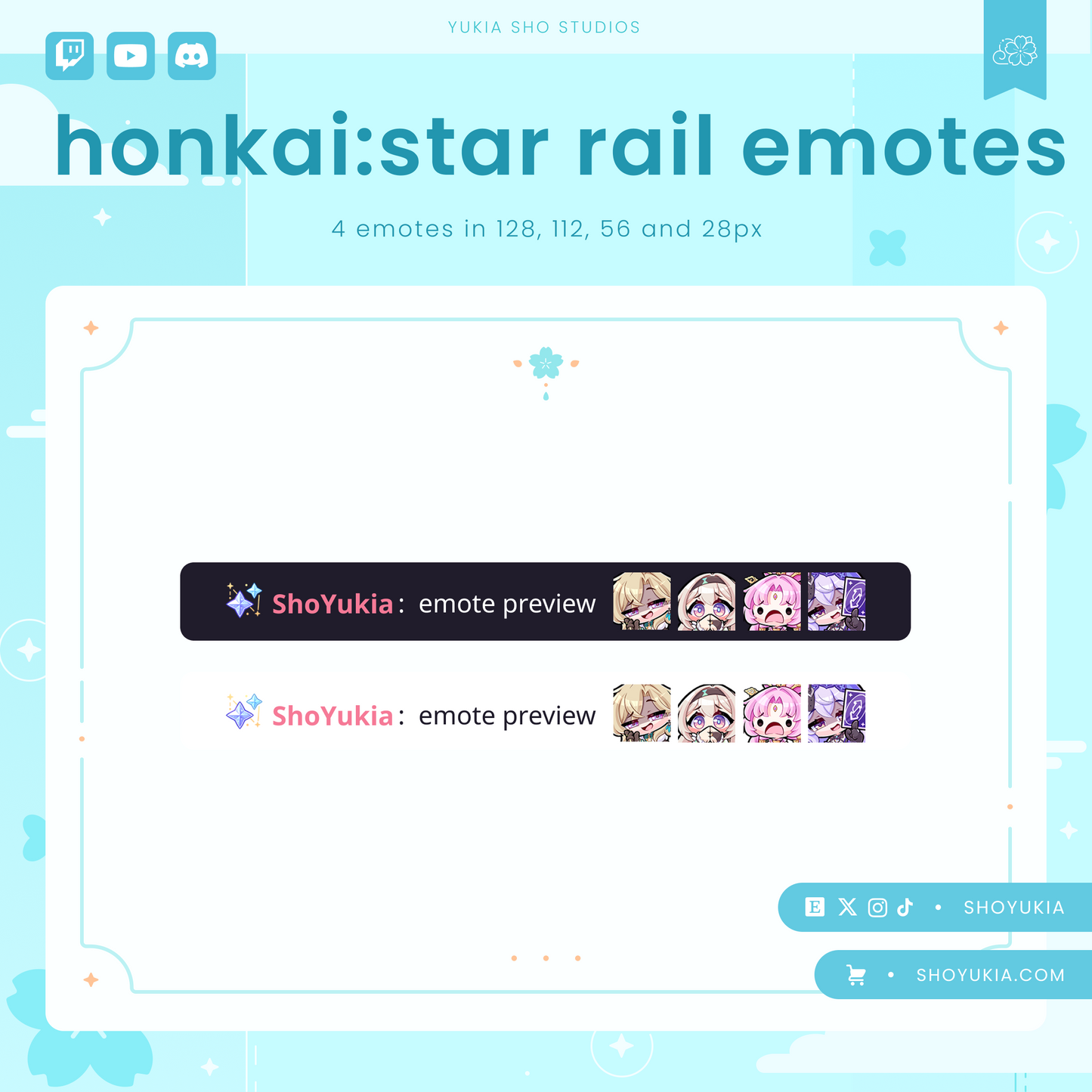 Honkai: Star Rail (Set 3) Emotes
