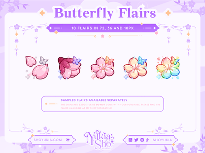 Sakura Blooms Sub Badges