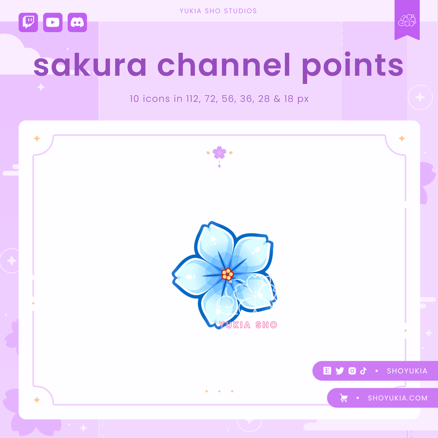 Sakura Flower Channel Points