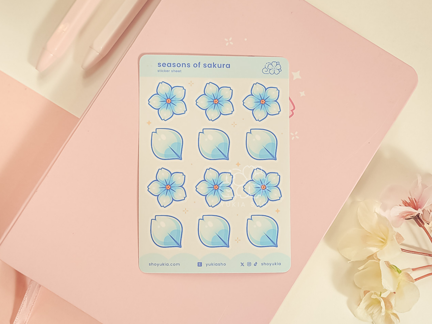 Seasons of Sakura Mini Sticker Sheet