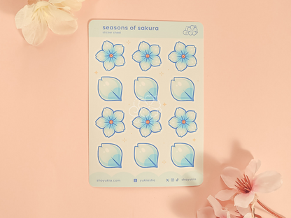 Seasons of Sakura Mini Sticker Sheet