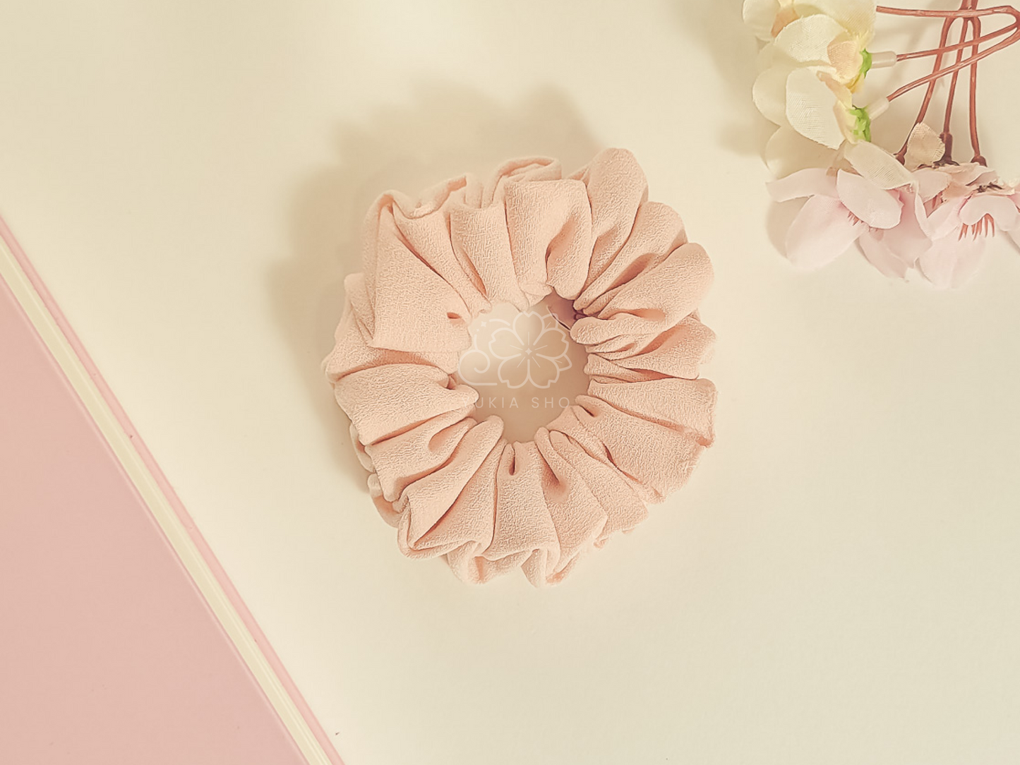 Sakura Mini Scrunchie