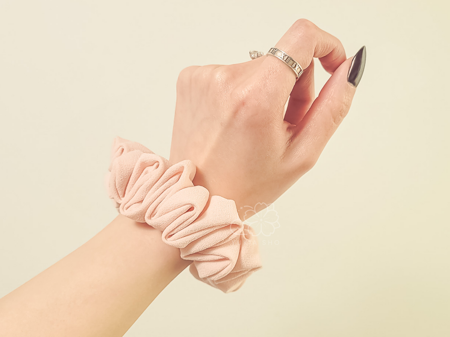 Sakura Mini Scrunchie