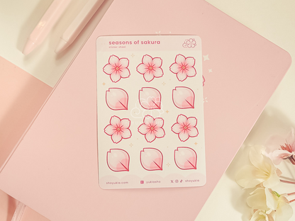 Seasons of Sakura Mini Sticker Sheet