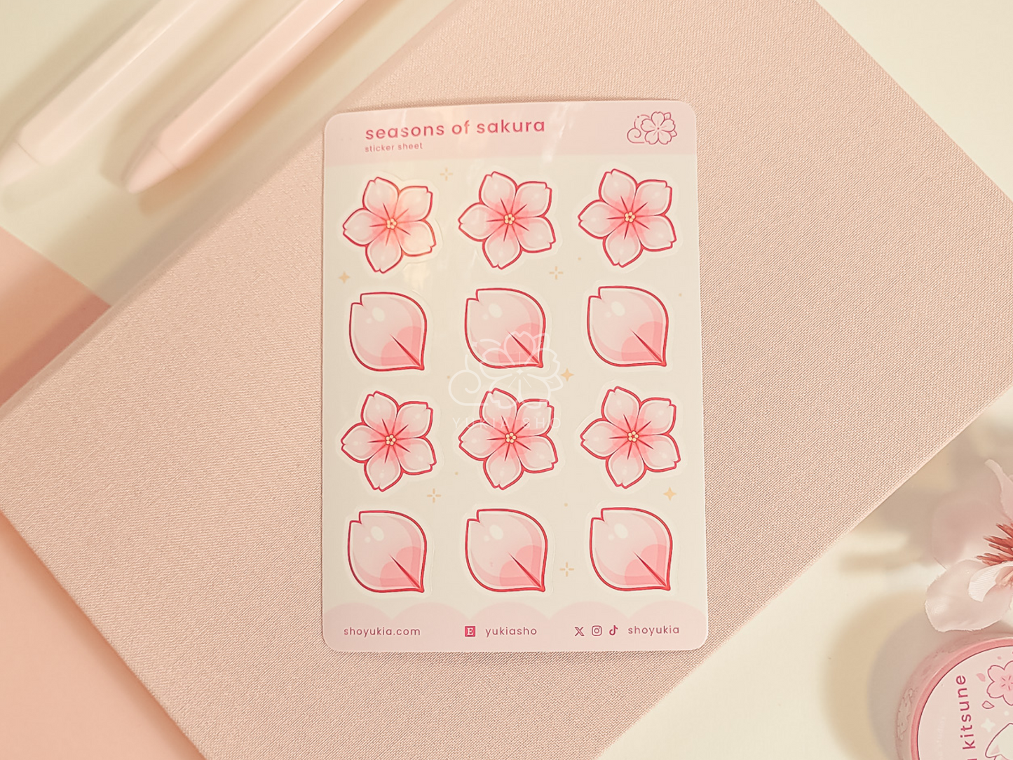 Seasons of Sakura Mini Sticker Sheet