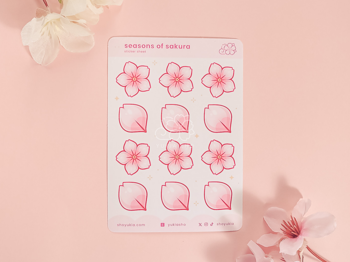Seasons of Sakura Mini Sticker Sheet
