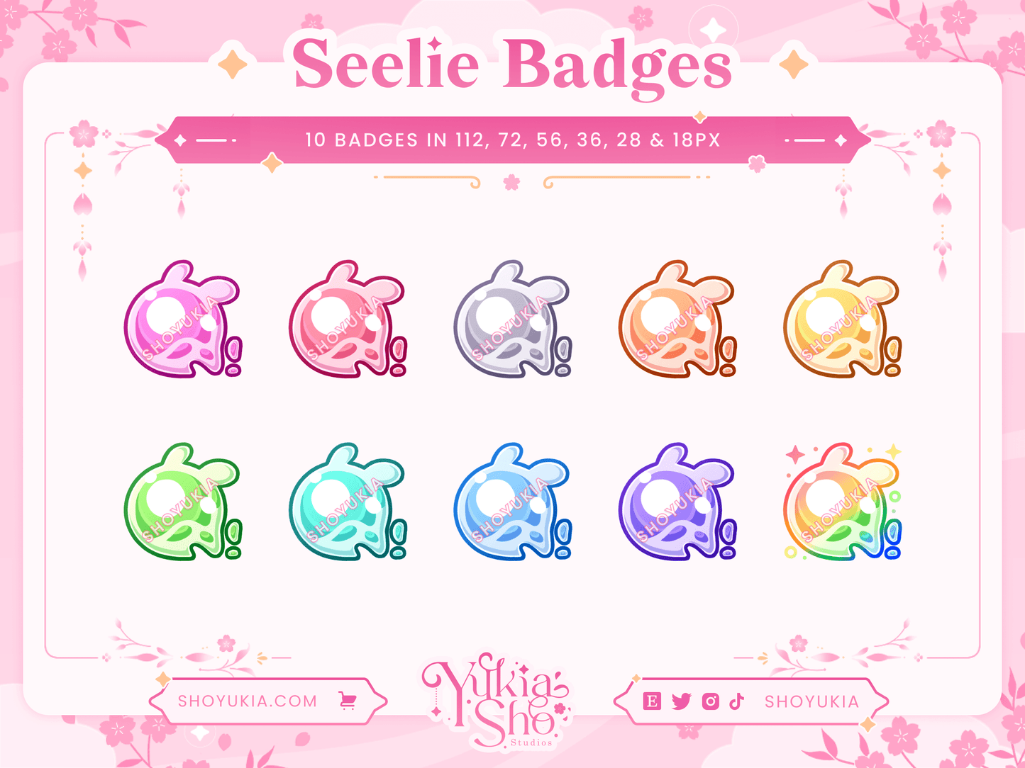 Genshin Impact Seelie Sub Badges