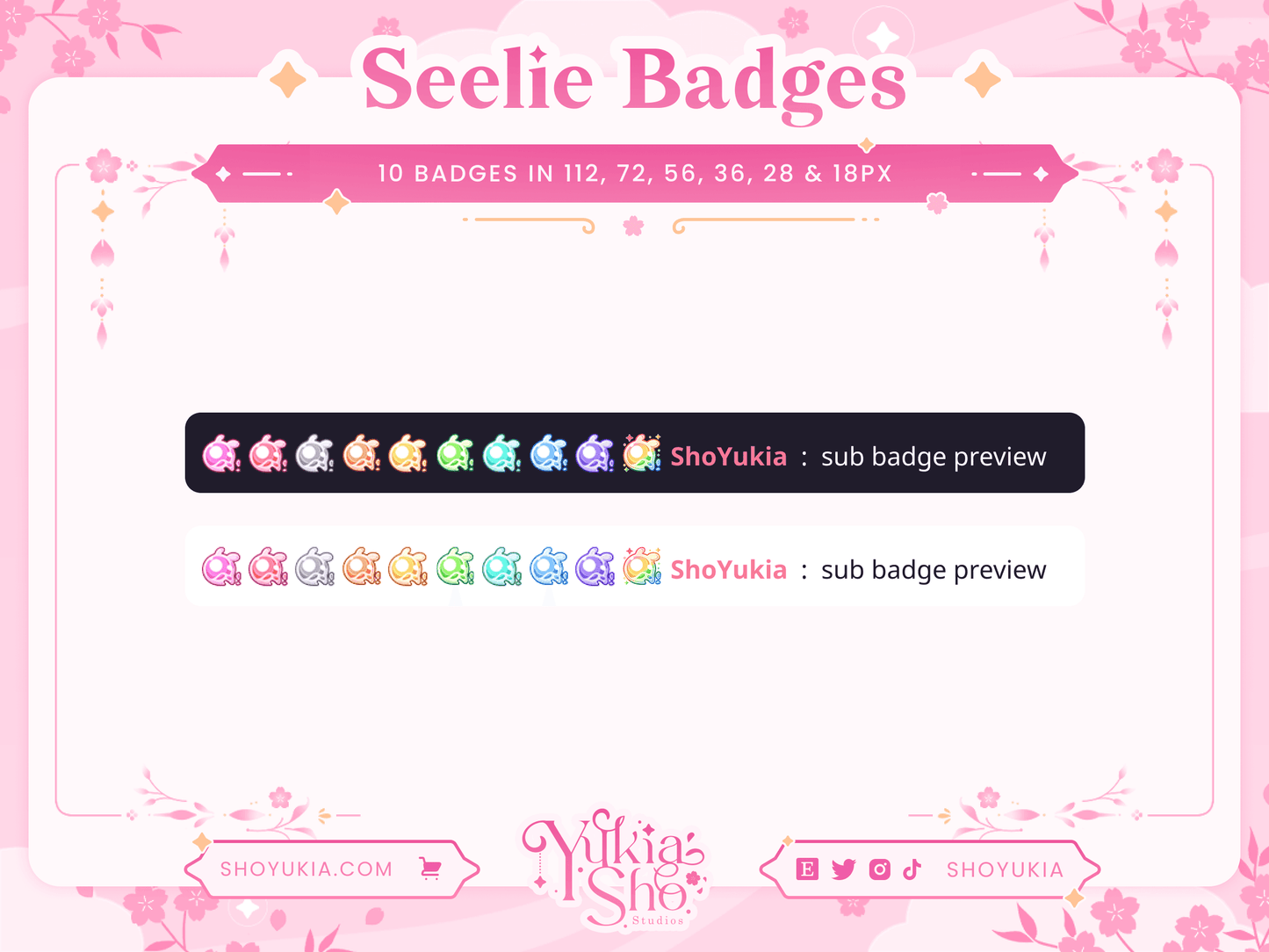 Genshin Impact Seelie Sub Badges