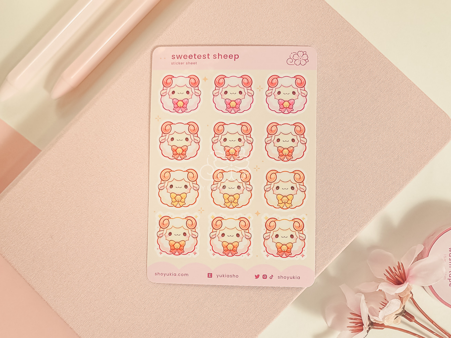 Sweetest Sheep Mini Sticker Sheet