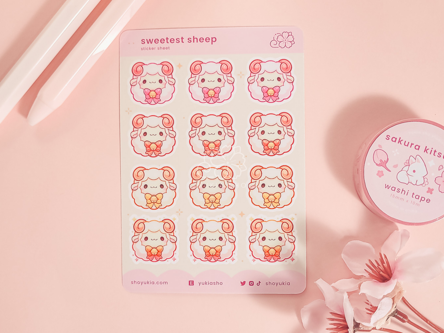 Sweetest Sheep Mini Sticker Sheet