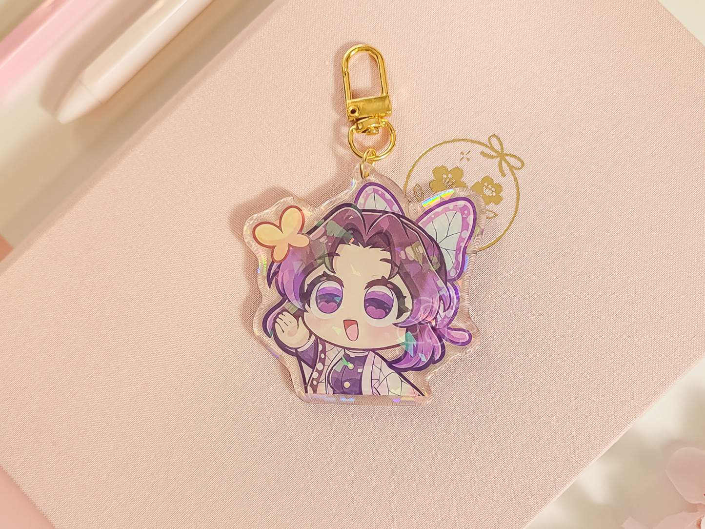 DS Shino Is This Butterfly 2.5" Acrylic Keychain Charm