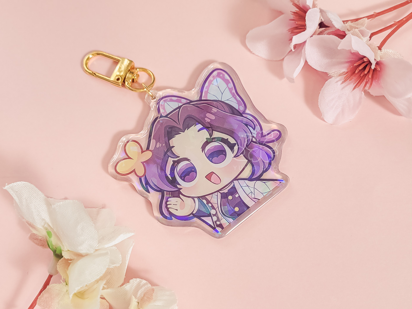 DS Shino Is This Butterfly 2.5" Acrylic Keychain Charm