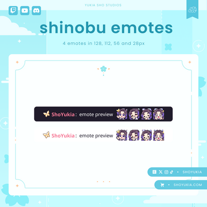 DS Shino Emotes