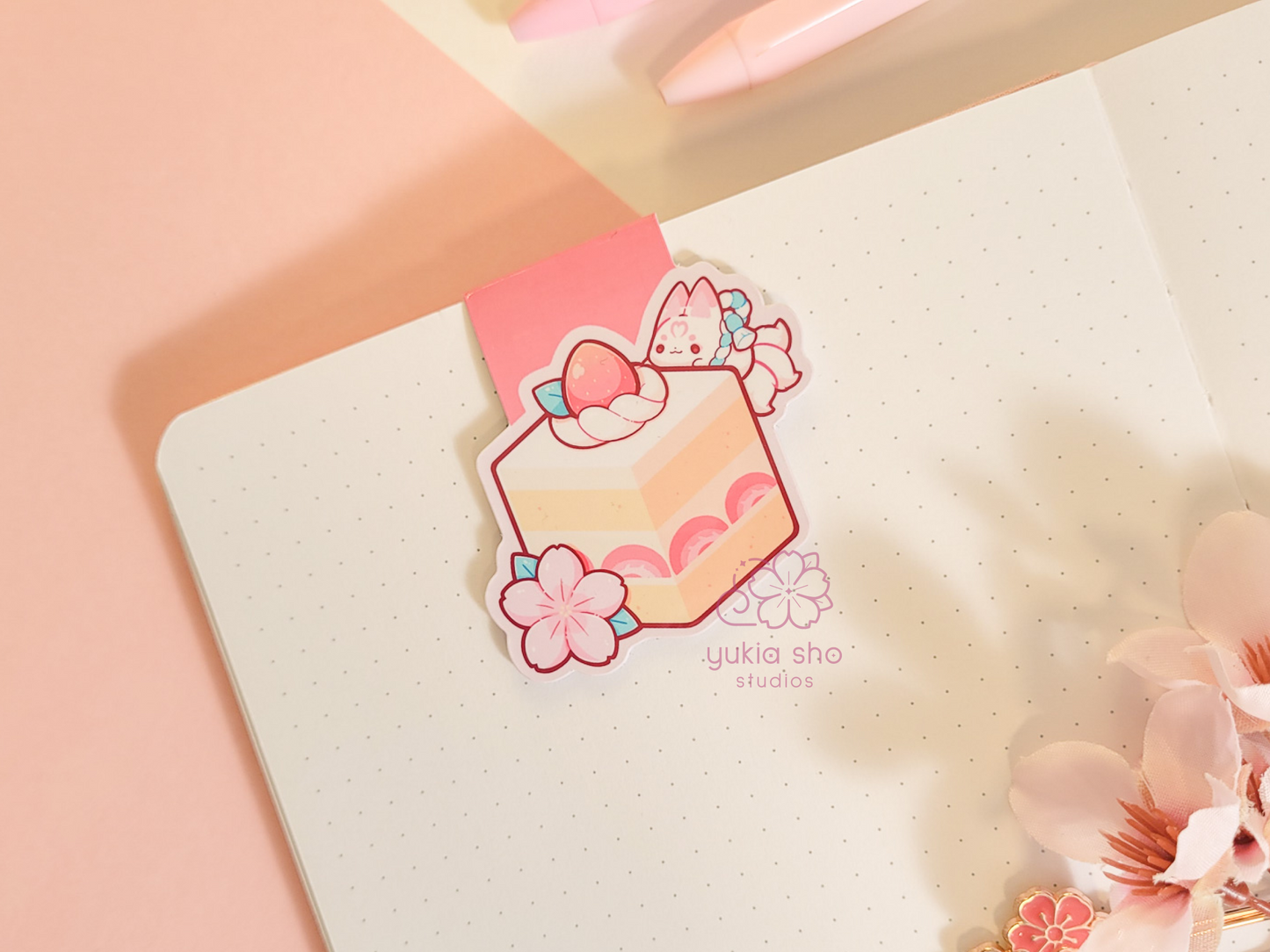 Shiro Cake Magnetic Bookmark