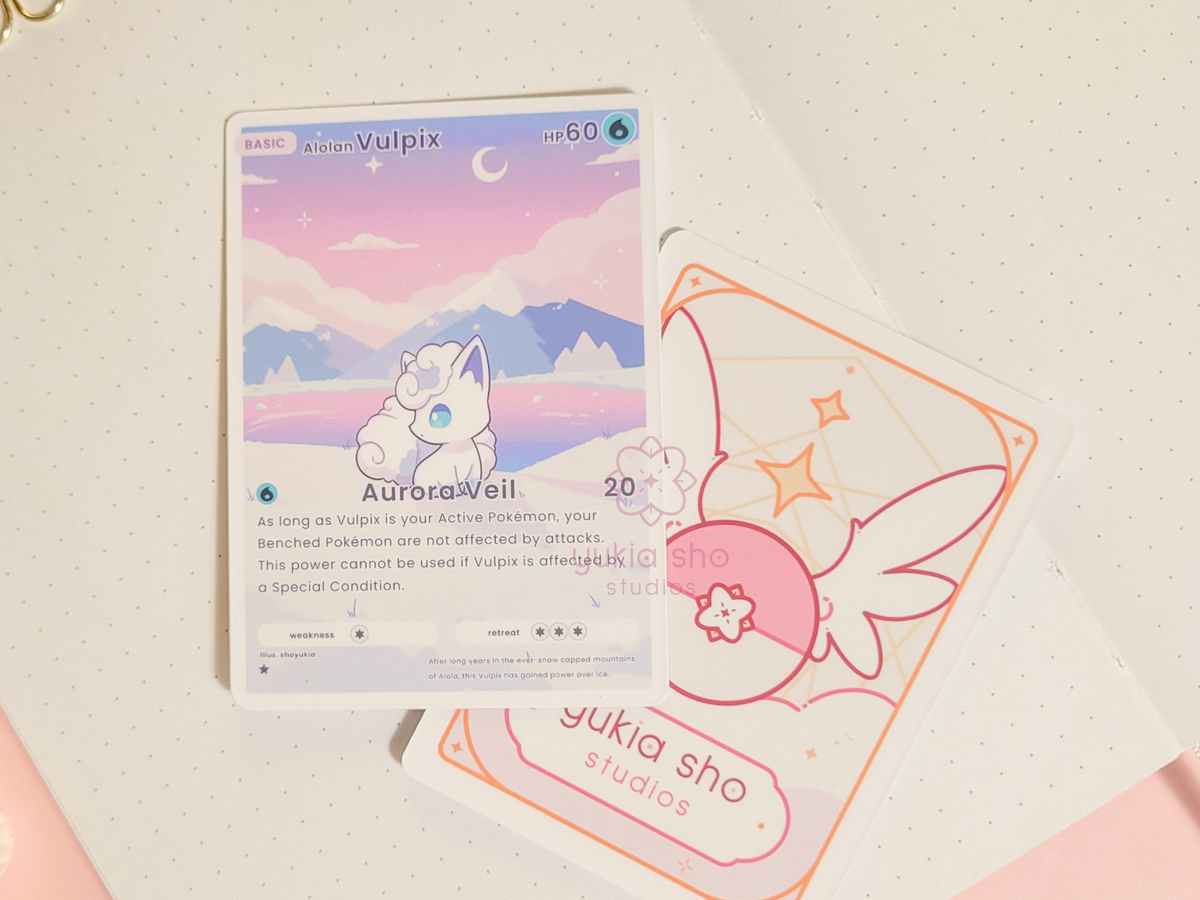 PKMN Snowy Mountains Filler Binder Card