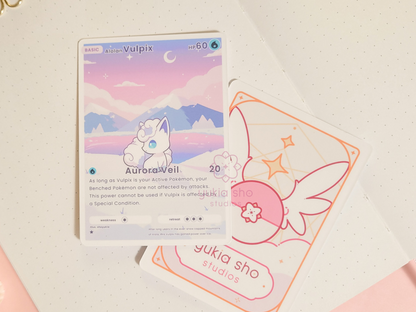 PKMN Snowy Mountains Filler Binder Card