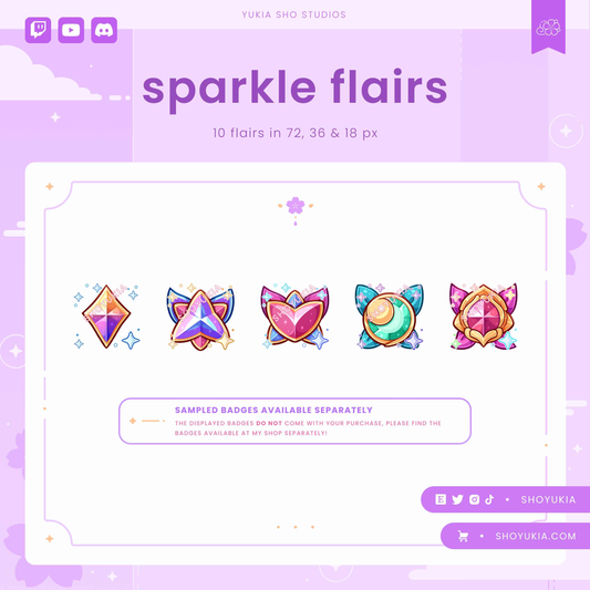Sparkle (Subtle) Twitch Badge Flair